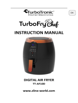 Turbotronic TT-AF10D Digital Air Fryer User manual
