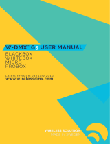 TMB W-DMX Wireless User manual