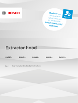 Bosch DWK98PP60/03 User manual and assembly instructions