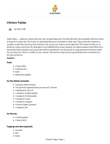 instructables Chicken Fajitas Operating instructions