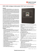 Notifier NFW-100X Intelligent Addressable FACP User manual