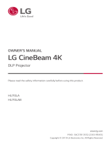 LG HU70LA Owner's manual