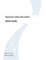 UNIVIEW 3101C0FC Network Video Recorders User guide