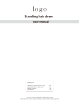 Topband logo B1D Standing Hair Dryer User manual