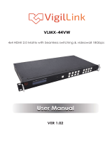 VigilLinkVLMX-44VW 4×4 HDMI 2.0 Matrix