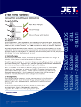 JET RANGE M97802 J-Flex Pump Flexibles User manual