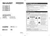 Sharp 4T-C65DL1X 65 Inch 4K Ultra-HDR Android TV User manual