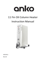 ANKOAOH2411 11 Fin Oil Column Heater