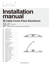 Multibrackets 5407 M Cable Cover Floor Aluminum User manual