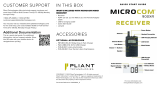 PLIANT TECHNOLOGIES PMC-REC-900AN Receiver MicroCom XR User guide
