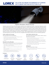 Lorex E893AB 4k Ultra HD Smart Deterrence IP Camera Operating instructions