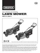 Draper 08673 Self Propelled Petrol Lawn Mower User manual