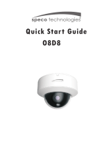 Speco Technologies O8D8 8MP Outdoor Network Dome Camera User guide