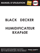 BLACK DECKER BXAP60E Air Purifier User manual
