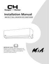 Cooper & Hunter CH-NY12MIA-230VO Installation guide