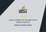 LIGHT BRICKS 10291 Queer Eye The Fab 5 Loft Installation guide