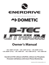 Enerdrive EPL-100BT-12V-SLIM ePOWER B TEC LiFePO4 Lithium Ion Phosphate Battery Owner's manual