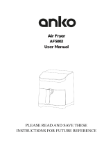ANKO AF5002 Air Fryer User manual