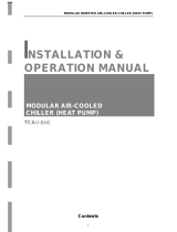 TICA TCAV-BHE Modular Air Cooled Chiller (Heat Pump) User manual