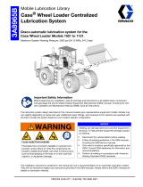 Graco 3A8965B, Case Wheel Loader Centralized Lubrication System Owner's manual