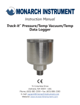 MONARCH INSTRUMENT Pressure/Temp, Vacuum/Temp Owner's manual