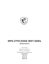 MSI MGP Z790 EDGE WIFI DDR4 Motherboard User guide