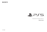 Sony PS5 Playstation 5 Digital Edition Console User guide