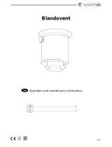 SystemAir Blandovent 400 Axial Fans User manual