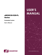 AXIOMTEK eBOX630-528-FL User manual