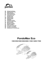 Pontec 2500 PondoMax Eco Pond Pump User manual