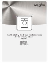 Whirlpool WWEB8502GW Drum Washer Dryer Installation guide
