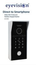 Eyevision EV-IP-KP22 Direct to Smartphone Video WiFi Intercom Outdoor Keypad Station User manual