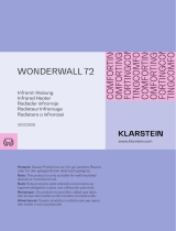 Klarstein 10032809 Wonderwall 72 Infrared Heater User manual