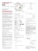 Cavius CV4002 CO Alarm User manual