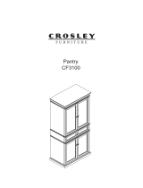 Crosley Furniture CF3100-BK Operating instructions