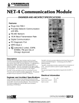 CERBERUS PYROTRONICSNET-4 MXL Fire Alarm Communication Interface Module