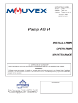 Mouvex 1005-B00 Pump AG H Installation Operation Manual