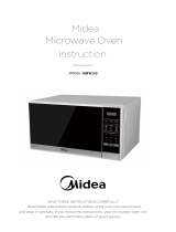 Midea MMW25S Microwave Oven Operating instructions