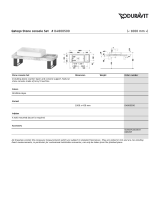 Duravit D48005 Specification Manual