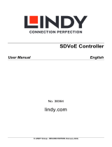 Lindy 38364 SDVoE Controller User manual