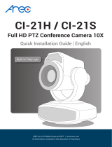 Arec CI-21H Full HD PTZ Conference Camera 10X Installation guide