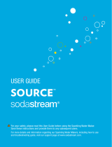 SodaStream 3 Piece Source Sparkling Water Maker User guide