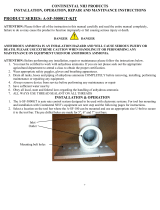 Continental NH3 SF-3000GT-KIT User manual