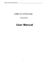 SECOMP 14.02.5015 USB 3.0 4-Port Hub User manual