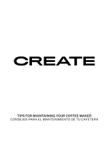 Create THERA STYLANCE PRO Automatic Espresso Coffee Machine Operating instructions