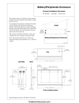 Fire-Lite BB-55 Battery Box Operating instructions