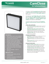 Camfil CamClose Panel Air Filter Operating instructions