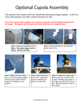 HomePlace Structures SVCUP Operating instructions