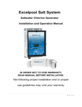 ExcelPool Products Saltwater Chlorine Generator Salt System User manual