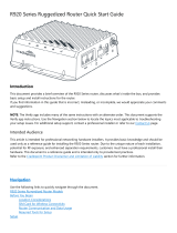 Cradlepoint R920 Series Ruggedized Router User guide
